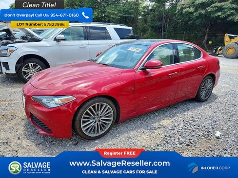 Used 2017 Alfa Romeo Giulia Ti w/ TI Lusso Light Wood Package RWD image 1