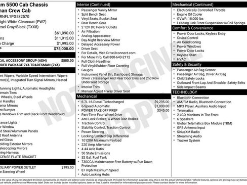 Used 2023 RAM 5500 Tradesman w/ Electrical Accessory Group AWD/4WD image 2