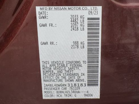 Used 2024 Nissan Altima 2.5 SV AWD/4WD image 42