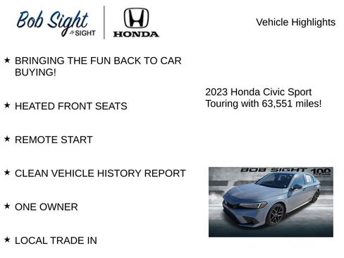 Used 2023 Honda Civic Sport Touring image 3