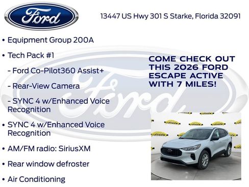 New 2026 Ford Escape Active w/ Tech Pack #1 image 15