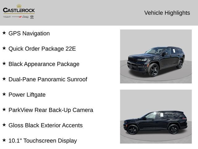 Certified 2022 Jeep Grand Cherokee L Limited w/ Black Appearance Package AWD/4WD image 2