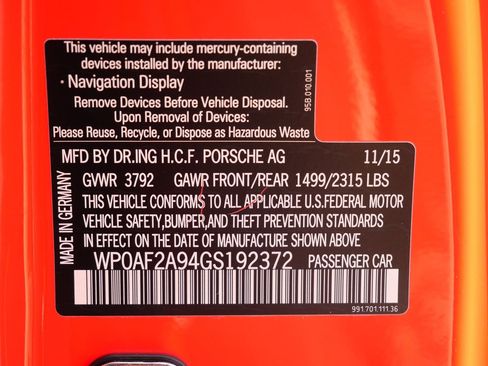 Used 2016 Porsche 911 GT3 RS image 24