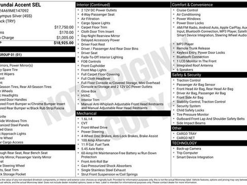 Used 2021 Hyundai Accent SEL image 24
