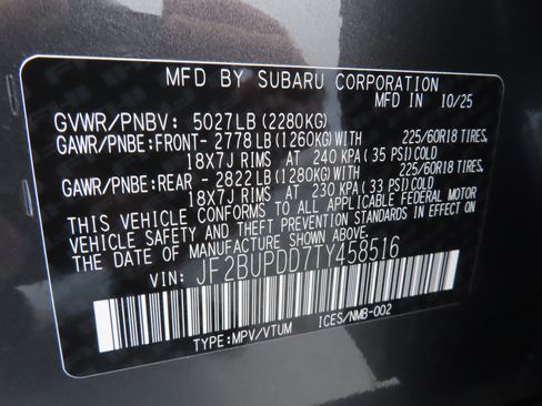 Used 2026 Subaru Outback Limited AWD/4WD image 29