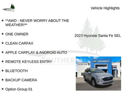 Used 2023 Hyundai Santa Fe SEL AWD/4WD image 8
