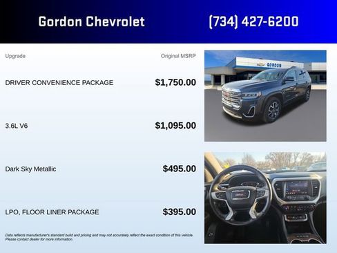 Used 2020 GMC Acadia SLE w/ Driver Convenience Package image 5