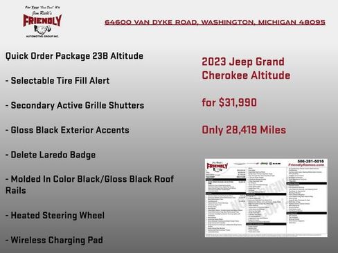 Used 2023 Jeep Grand Cherokee Altitude AWD/4WD image 4