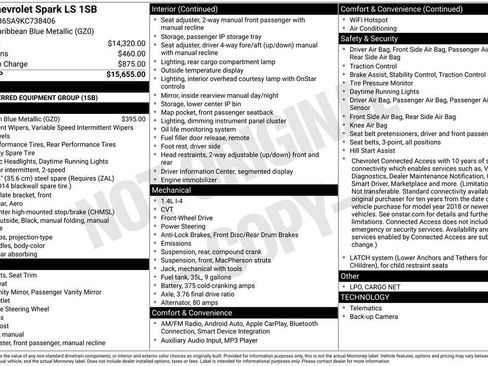 Used 2019 Chevrolet Spark LS image 10