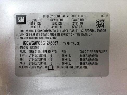 Used 2016 Chevrolet Express 2500 RWD image 25