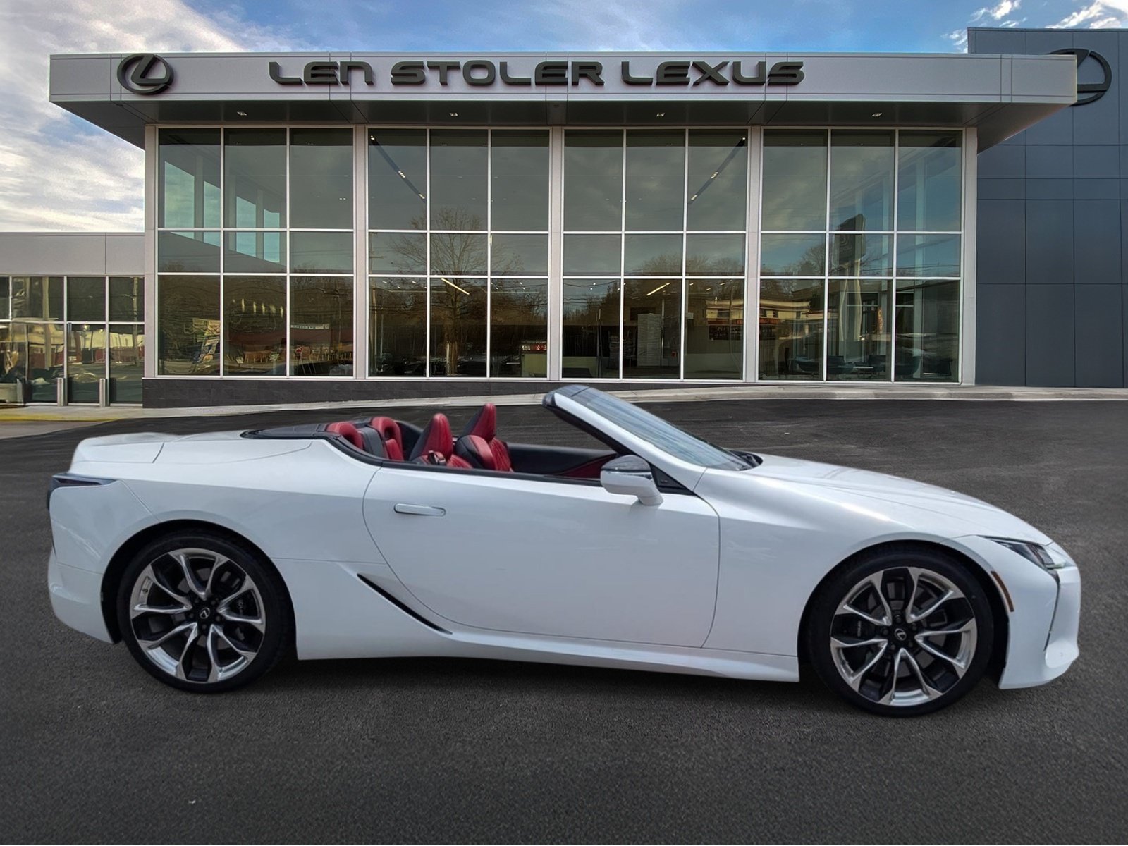 Certified 2021 Lexus LC 500 Convertible w/ Touring Package RWD image 2