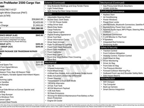 Used 2024 RAM ProMaster 2500 w/ Convenience Group FWD image 4