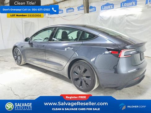 Used 2024 Tesla Model 3 Long Range AWD/4WD image 3