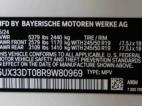 Used 2024 BMW X4 xDrive30i w/ Parking Assistance Package image 33