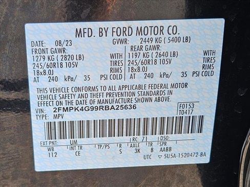 Used 2024 Ford Edge SE AWD/4WD image 21