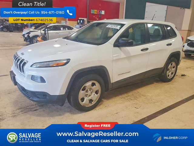 Used 2016 Jeep Cherokee Sport w/ Cold Weather Group AWD/4WD image 1