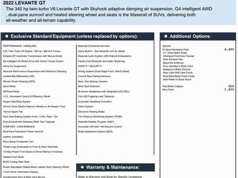 Certified 2022 Maserati Levante GT image 2