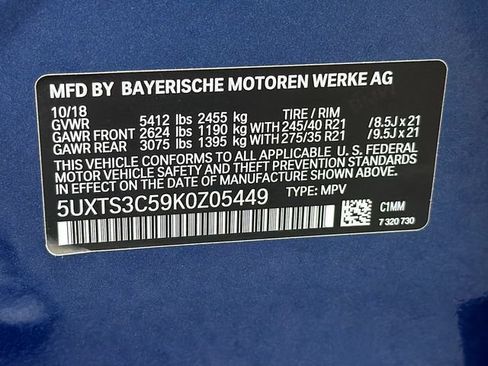 Used 2019 BMW X3 M40i AWD/4WD image 30