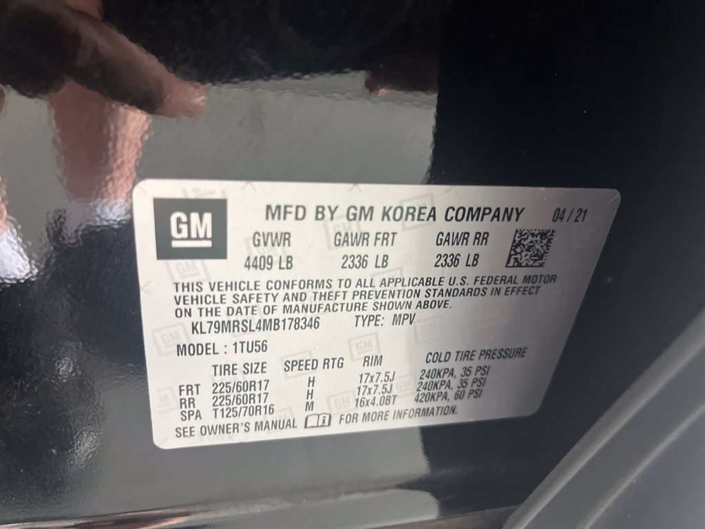 Used 2021 Chevrolet TrailBlazer LT w/ Premium Seating Package AWD/4WD image 77
