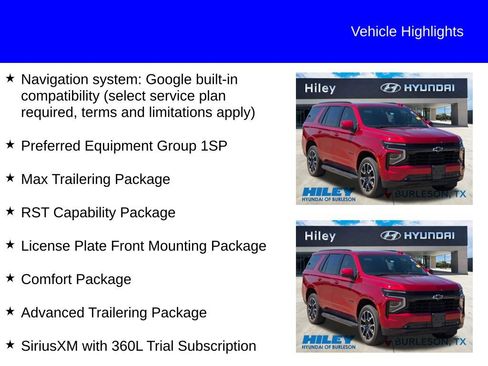 Used 2025 Chevrolet Tahoe RST w/ Comfort Package RWD image 11