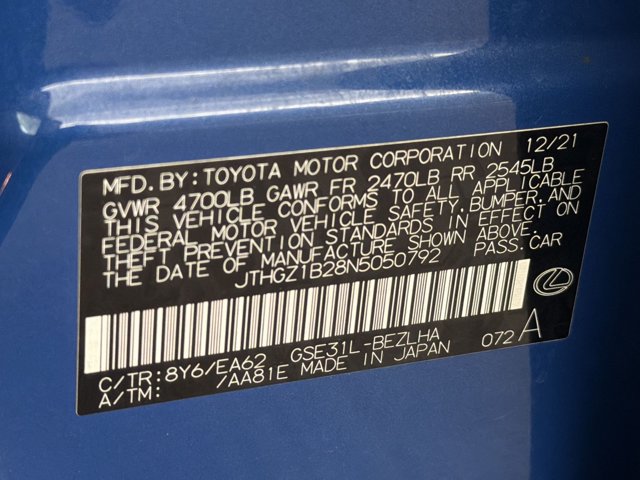 Certified 2022 Lexus IS 350 F Sport w/ Navigation Package RWD image 28
