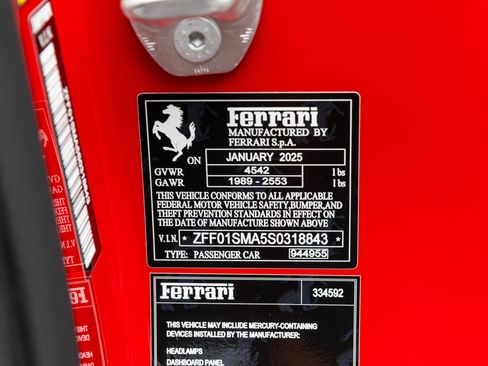 Certified 2025 Ferrari 296 GTS RWD image 51