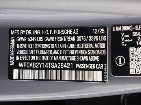 New 2026 Porsche Taycan 4S image 24