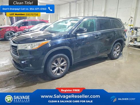 Used 2016 Toyota Highlander Plus AWD/4WD image 1