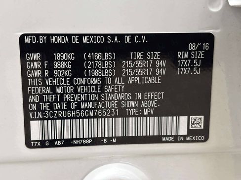 Used 2016 Honda HR-V EX image 37