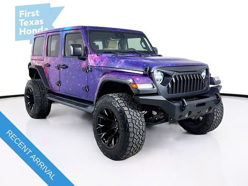 Used 2023 Jeep Wrangler Sahara w/ LED Lighting Group AWD/4WD image 1