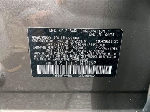 Certified 2025 Subaru Forester Touring image 32