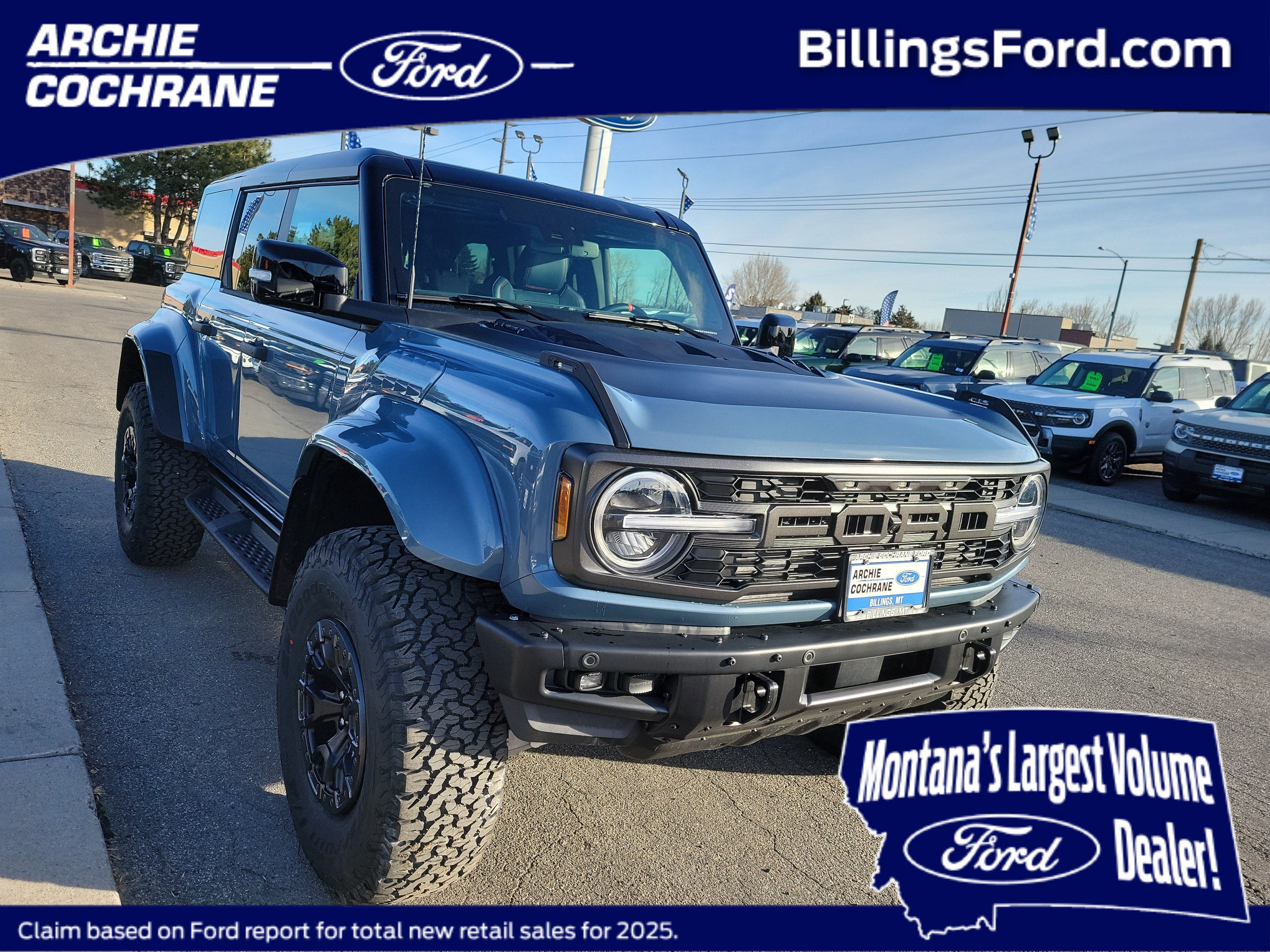 New 2025 Ford Bronco Raptor AWD/4WD image 1