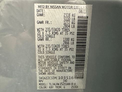 Used 2023 Nissan Murano SL w/ SL Moonroof Package FWD image 11