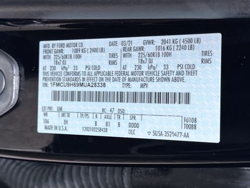 Used 2021 Ford Escape SEL image 44