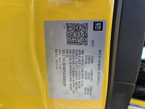 Certified 2025 Chevrolet Corvette Stingray Convertible w/ 1LT image 19