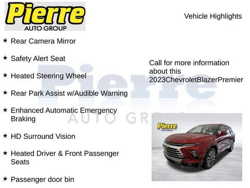 Used 2023 Chevrolet Blazer Premier w/ Driver Confidence II Package AWD/4WD image 23
