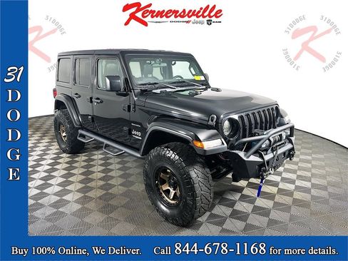 Used 2020 Jeep Wrangler Unlimited Sahara image 1
