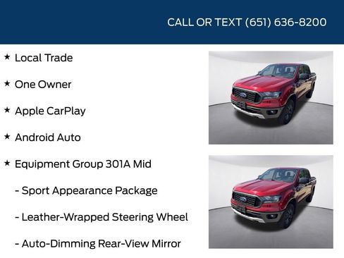 Used 2020 Ford Ranger XLT w/ Equipment Group 301A Mid AWD/4WD image 5