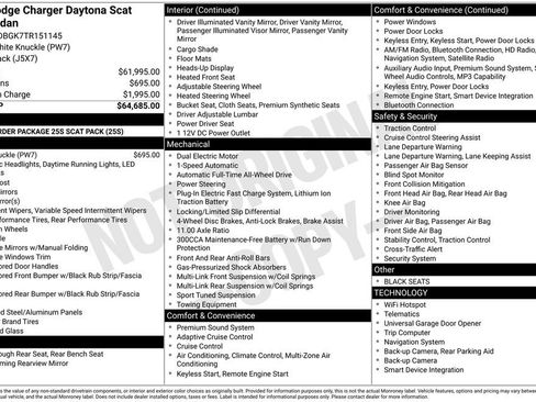 New 2026 Dodge Charger Daytona Scat Pack AWD/4WD image 7