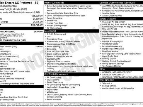 Used 2024 Buick Encore GX Preferred w/ Comfort Package FWD image 27