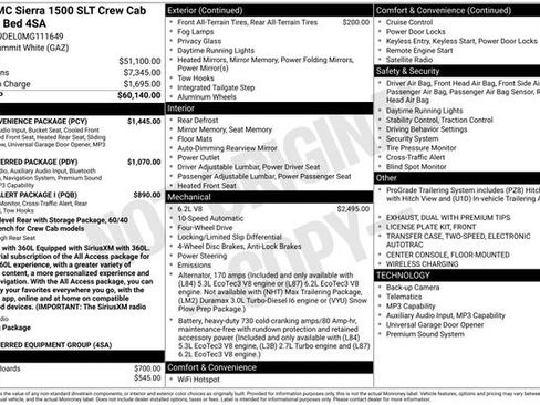 Certified 2021 GMC Sierra 1500 SLT w/ SLT Convenience Package AWD/4WD image 3