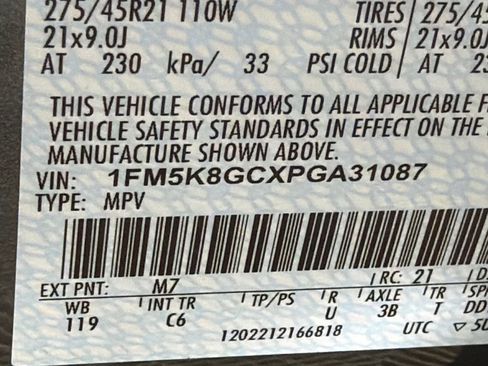 Used 2023 Ford Explorer ST w/ Equipment Group 401A image 33