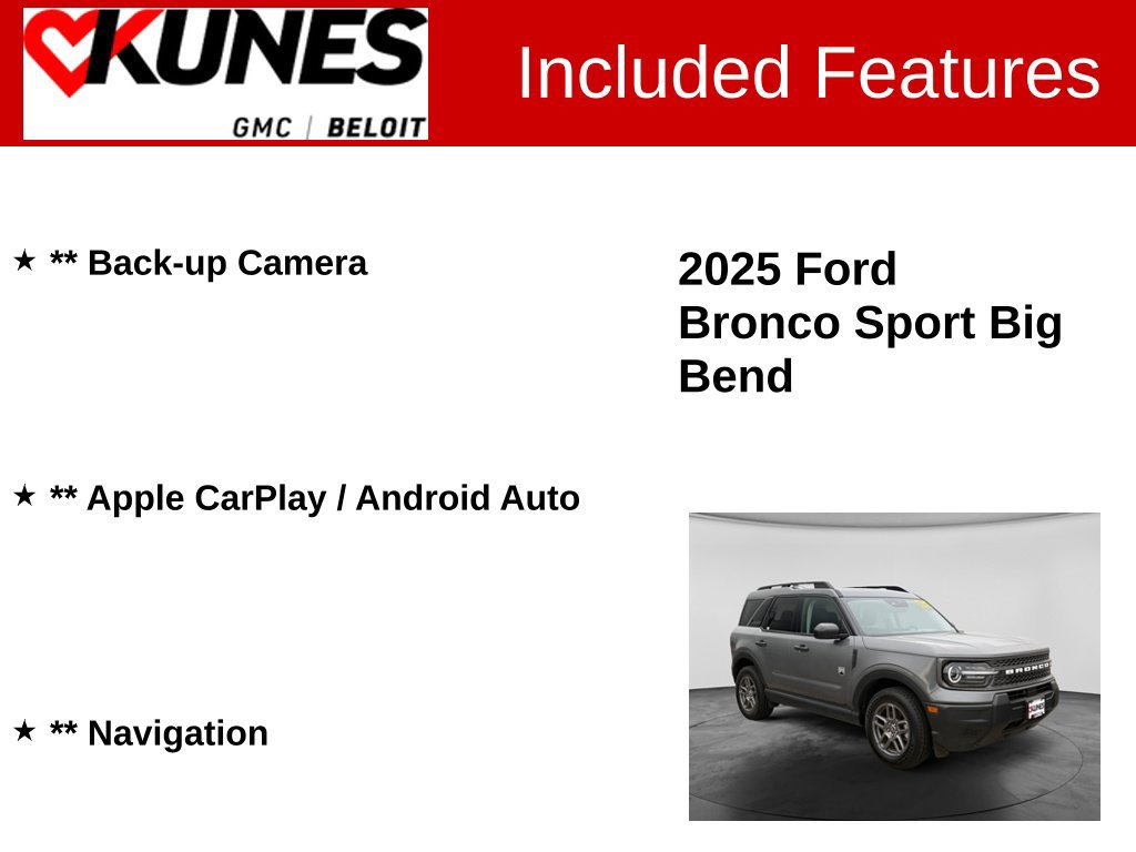 Used 2025 Ford Bronco Sport Big Bend AWD/4WD image 2