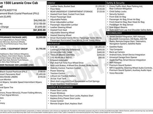 Used 2020 RAM 1500 Laramie w/ Sport Appearance Package AWD/4WD image 30