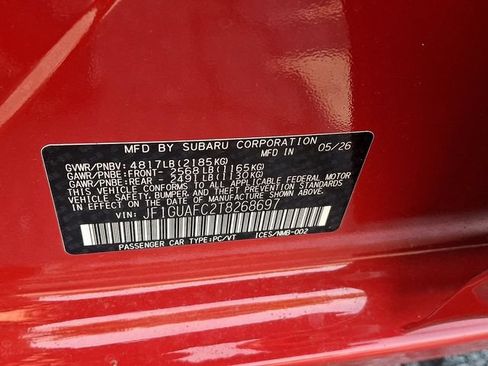 New 2026 Subaru Impreza 2.0i Sport AWD/4WD image 18