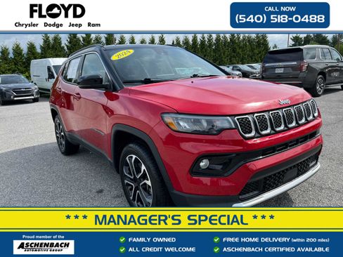 Used 2024 Jeep Compass Limited AWD/4WD image 1