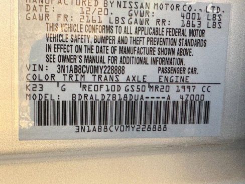 Used 2021 Nissan Sentra SV image 23