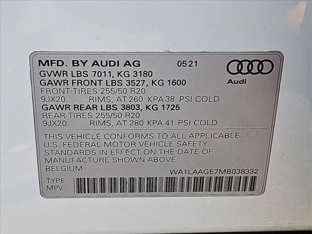 Used 2021 Audi e-tron Premium Plus w/ Premium Plus Package AWD/4WD image 30