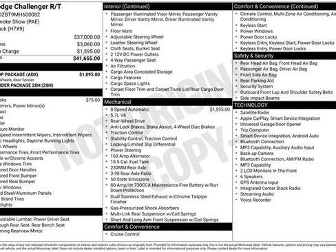 Used 2021 Dodge Challenger R/T w/ Blacktop Package RWD image 16