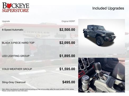 Certified 2023 Jeep Gladiator Rubicon w/ LED Lighting Group image 10